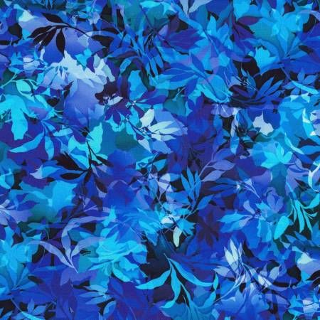 RK Artful Blooms Leaves Midnight