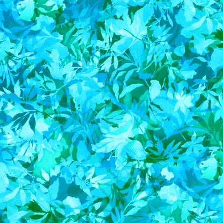 RK Artful Blooms Leaves Sea Glass