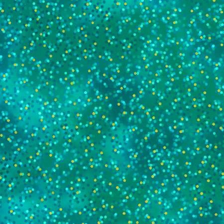RK Dots Teal Mixed Metallics