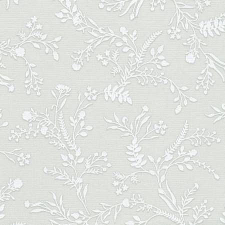 RK Alabaster Hues Branches Mushroom White on White Robert Kaufman Quilting Cotton