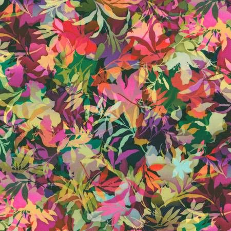 RK Artful Blooms Leaves Hummingbird