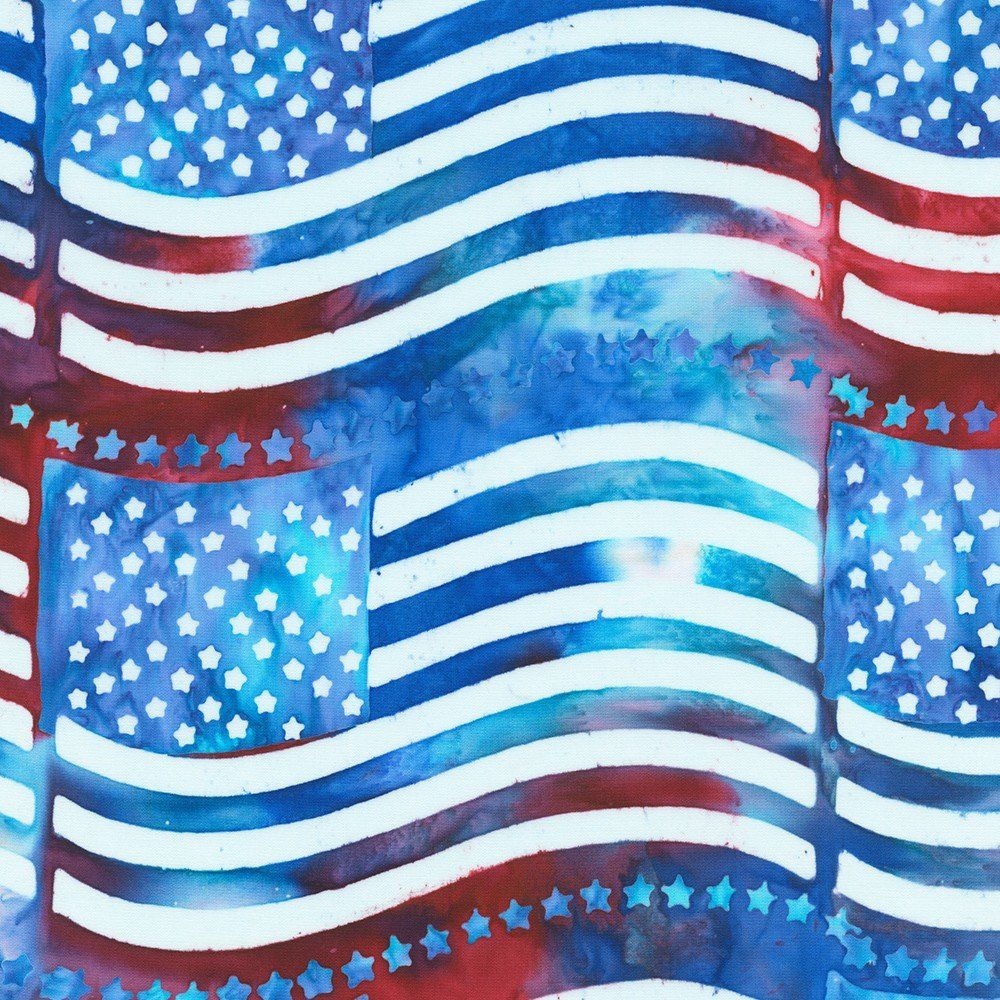 RK Liberty 2 Flag Blue Artisan Batiks