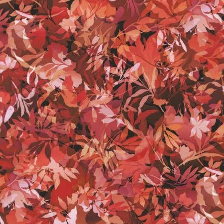 RK Artful Blooms Leaves Redwood