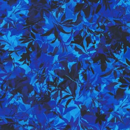 RK Artful Blooms Leaves Sapphire