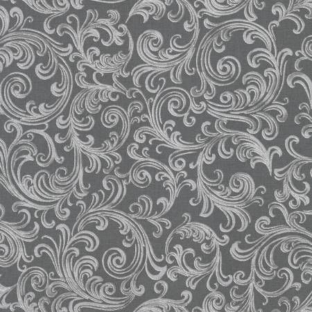 RK Peppermint Twist Swirls Graphite Christmas