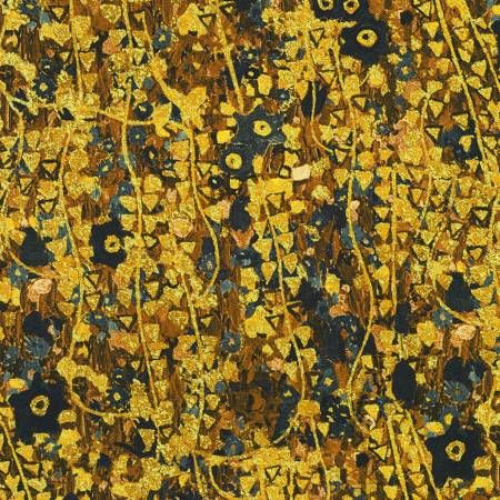 RK Flowers Gold Metallic Gustav Klimt