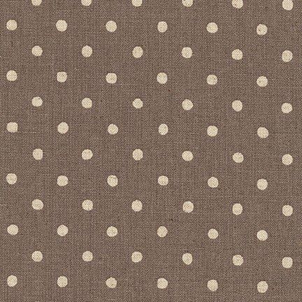 RK Grey Small Dots Natural Canvas