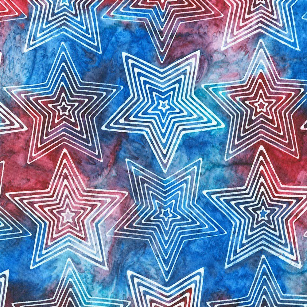 RK Liberty 2 Stars Americana Artisan Batiks