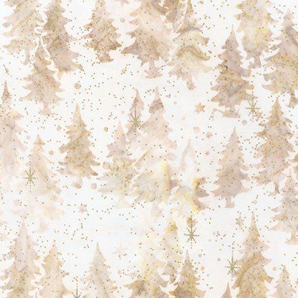 RK Magical Winter Natural Trees Artisan Batik