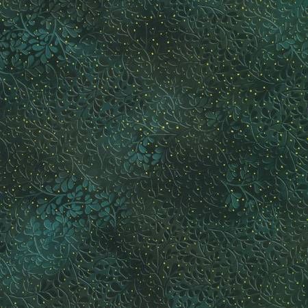 RK Mixed Metallics Leaves Onyx
