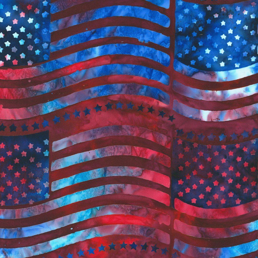 RK Liberty 2 Flag Country Artisan Batiks
