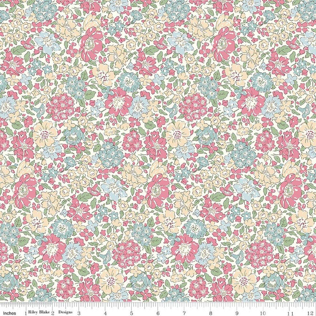 Romantic Florals Glen Lyon Blooms B Riley Blake and Liberty of London PREORDER AVAILABLE NOW!!