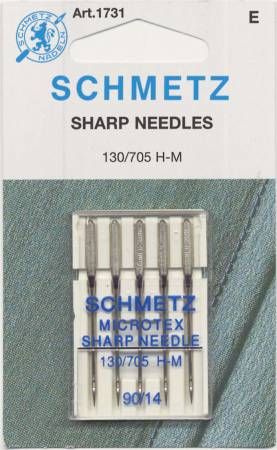 Schmetz Microtex 90/14 Needles 5 Pack