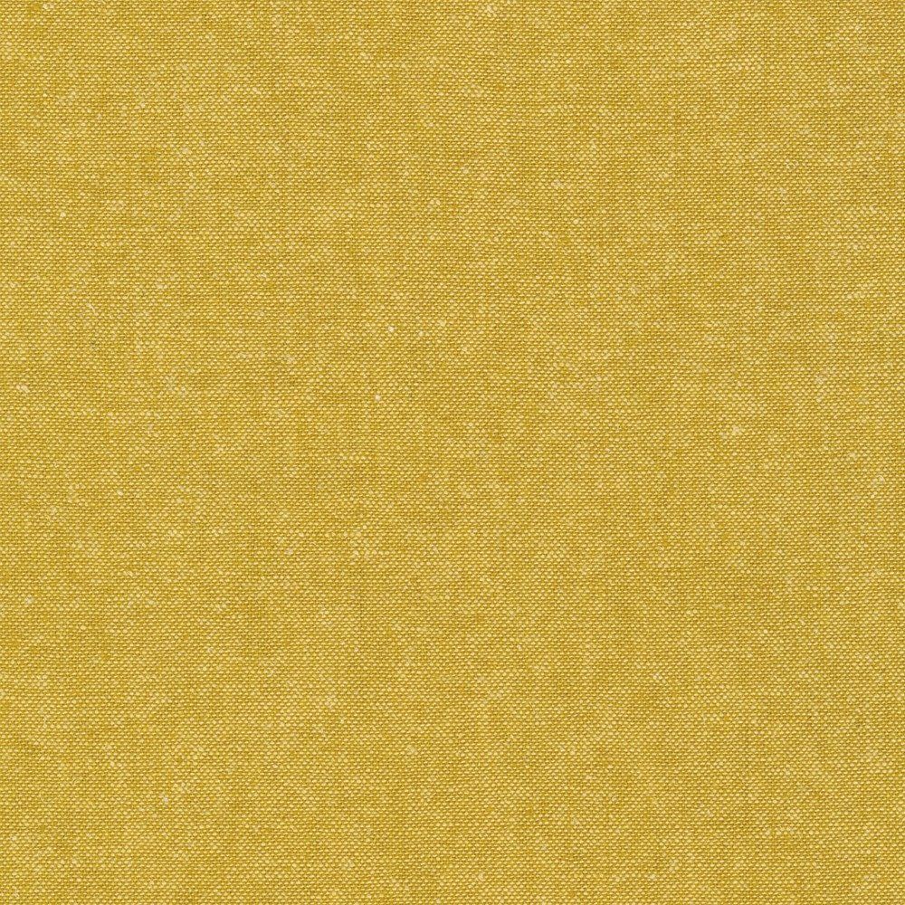 RK Mustard Essex Yarn Dyed Linen/Cotton Blend Midweight fabric
