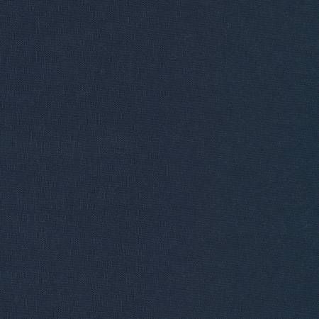 RK Solid Navy Cotton Linen Midweight fabric blend