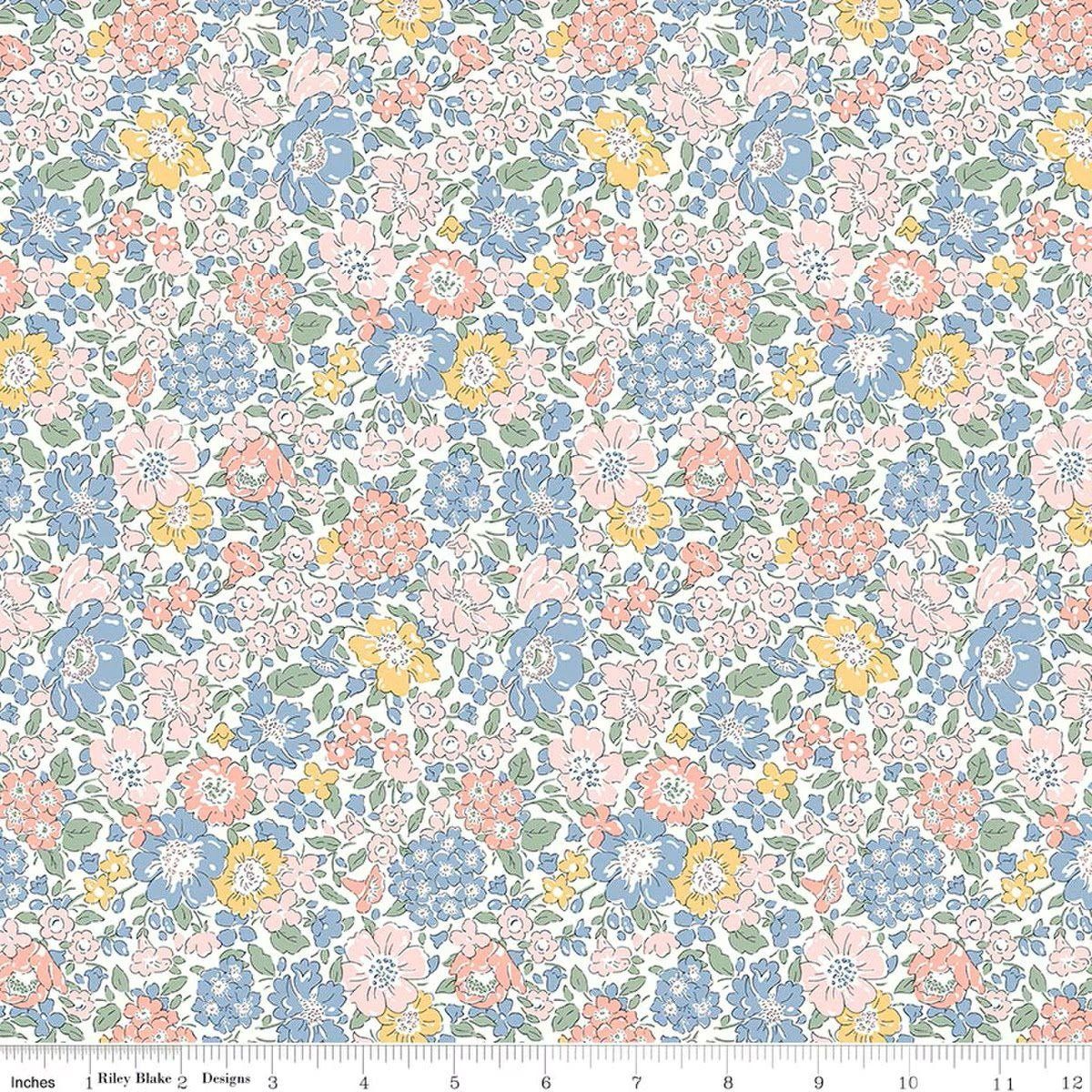Romantic Florals Glen Lyon Blooms A Riley Blake and Liberty of London PREORDER AVAILABLE NOW!!