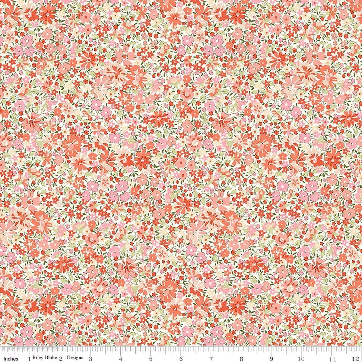 Romantic Florals Velasco Meadow C Riley Blake and Liberty of London PREORDER AVAILABLE NOW!!