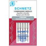 Schmetz Chrome Embroidery 75/11 Needles 5 Pack