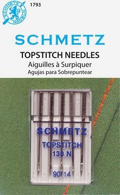 Schmetz Topstitch 90/14 Needles 5 Pack