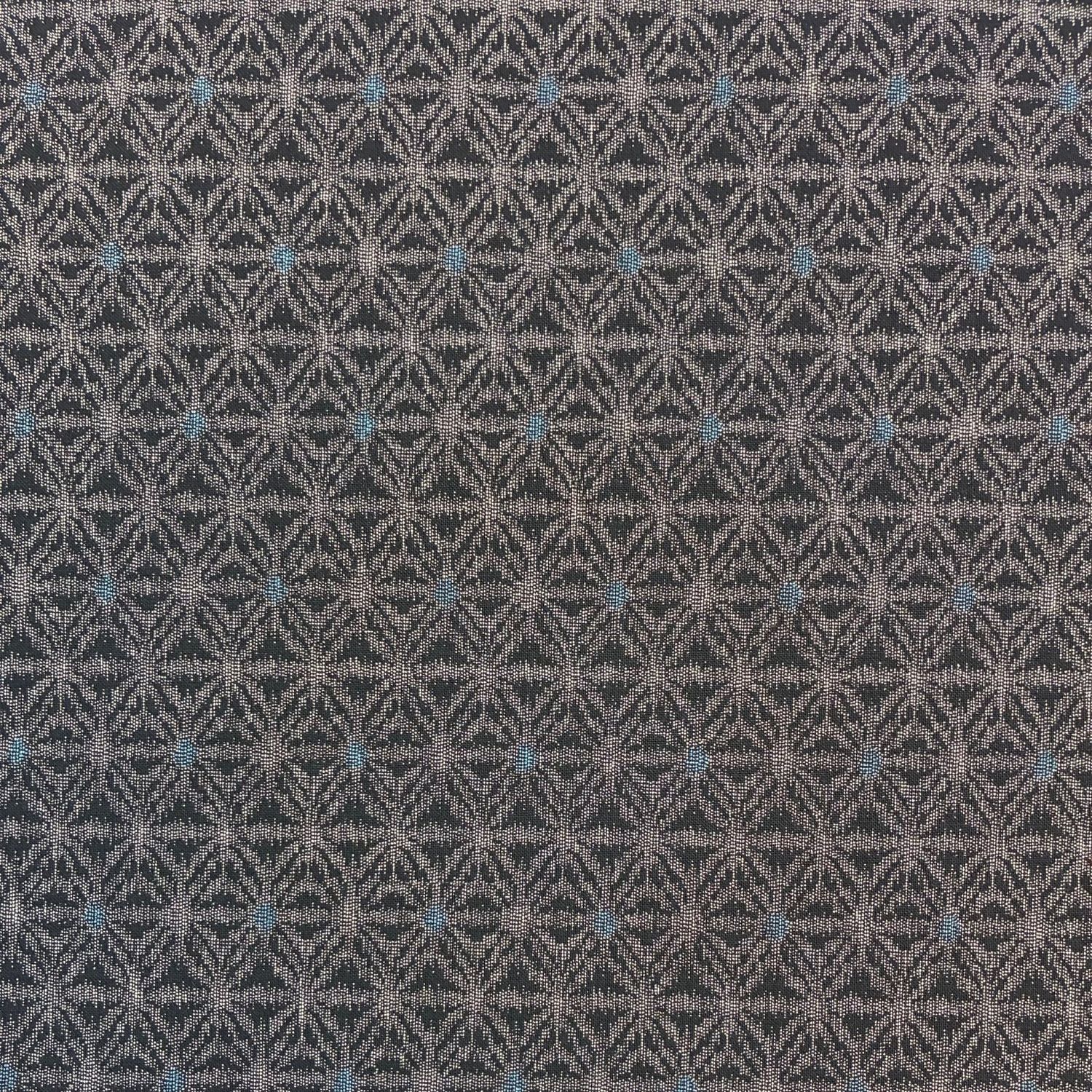 Sevenberry Cotton Printed Shirting Black Texture