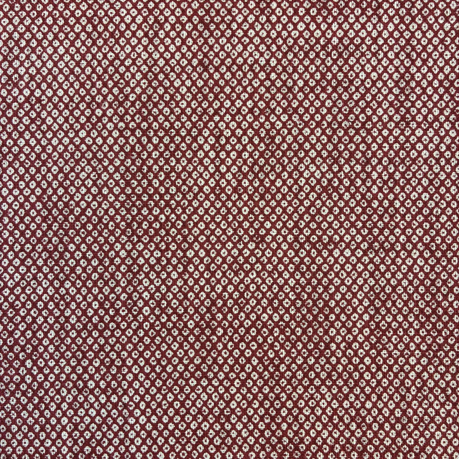 Sevenberry Cotton Printed Shirting Red Cream