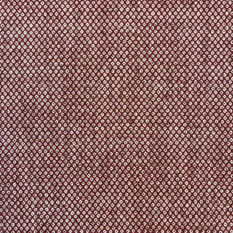 Sevenberry Cotton Printed Shirting Red Cream
