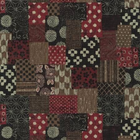 Sevenberry Red Patchwork Homespun