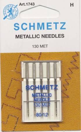 Schmetz Metallic 80/12 Needles 5 Pack