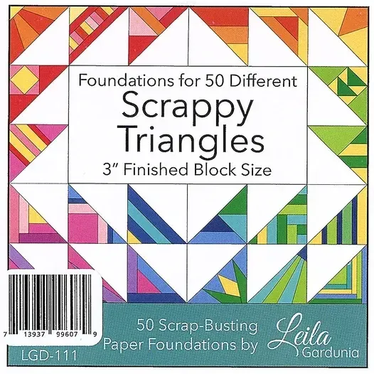 Scrappy Triangle Foundation Paper Piecing Pad 3in