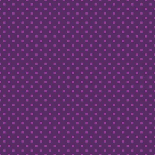 Snazzy Squares Grape/Purple Christa Watson Benartex