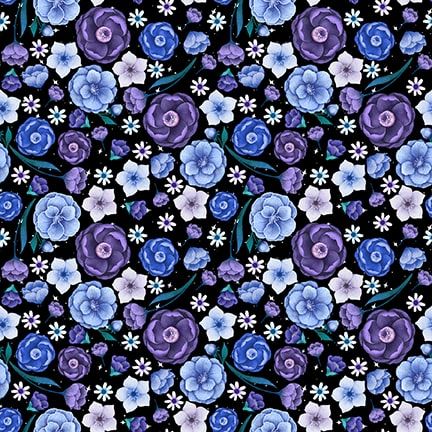 Small Floral Jardin de Lune Blank