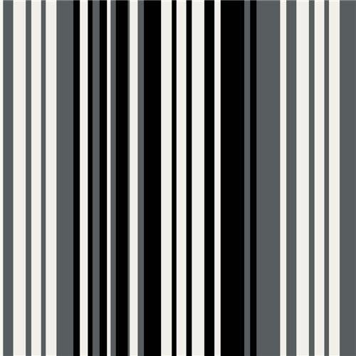 Stof Avalana Black Gray Stripes Jersey Knit