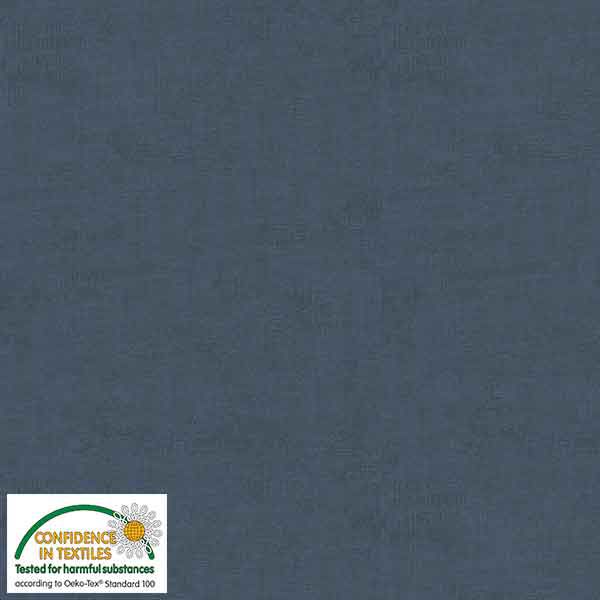 Stof Melange Basic Dark Smokey Blue Quilting Cotton