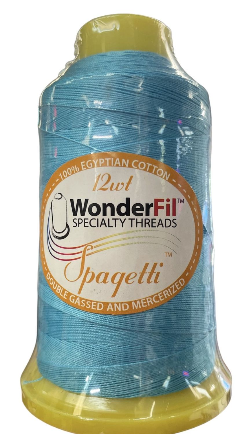 Spagetti Solid 12wt Cotton Thread 915m Bright Aqua