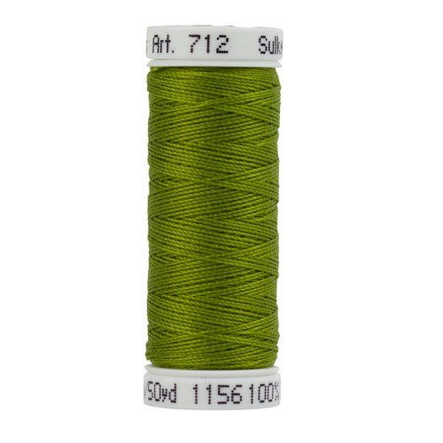 Sulky 12 wt Cotton Petites 50yd Light Army Green