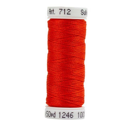 Sulky 12 wt Cotton Petites 50yd Orange Flame