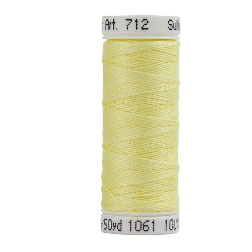 Sulky 12 wt Cotton Petites 50yd Pale Yellow