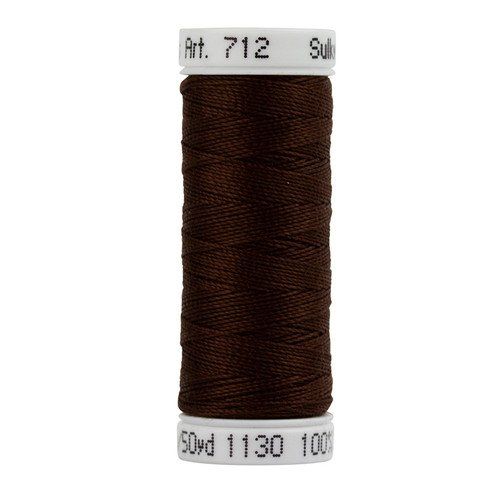 Sulky 12 wt Cotton Petites 50yd Dark Brown
