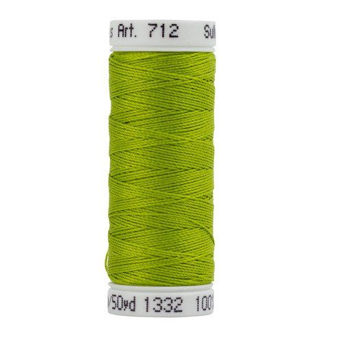 Sulky 12 wt Cotton Petites 50yd Deep Chartreuse