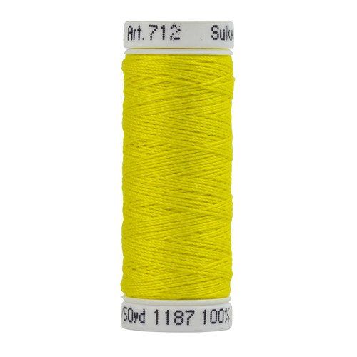 Sulky 12 wt Cotton Petites 50yd Mimosa Yellow