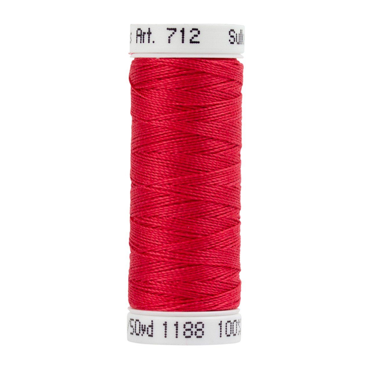 Sulky 12 wt Cotton Petites 50yd Red Geranium