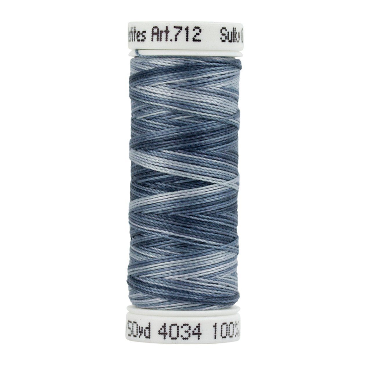 Sulky 12 wt Cotton Petites 50yd Soft Blacks