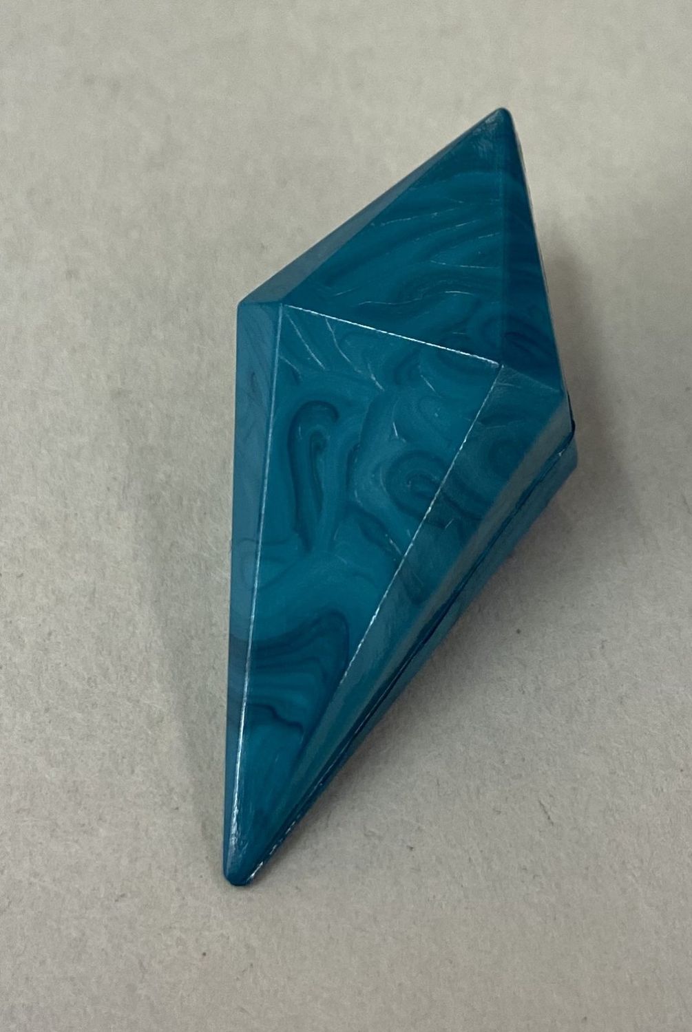 Teal Shank style Button 1.75" Diameter