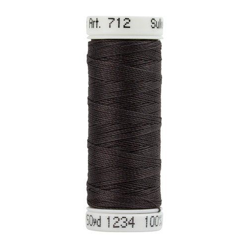 Sulky 12 wt Cotton Petites 50yd Almost Black