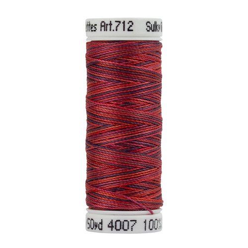Sulky 12 wt Cotton Petites 50yd Red Brick