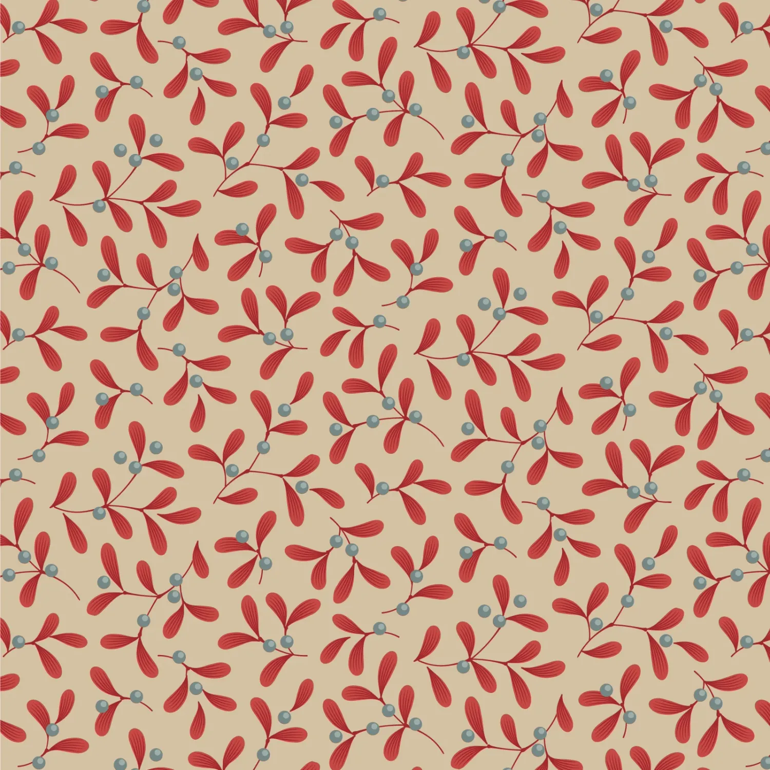 Tilda Mistletoe Red Merry Little Christmas