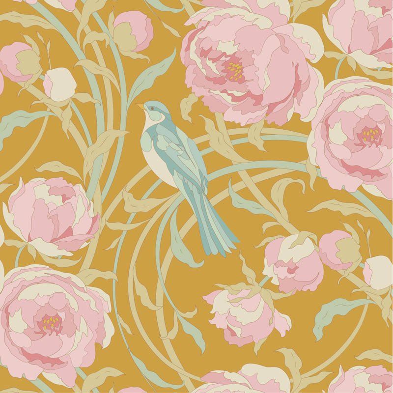 Tilda Songbird Cora Mustard