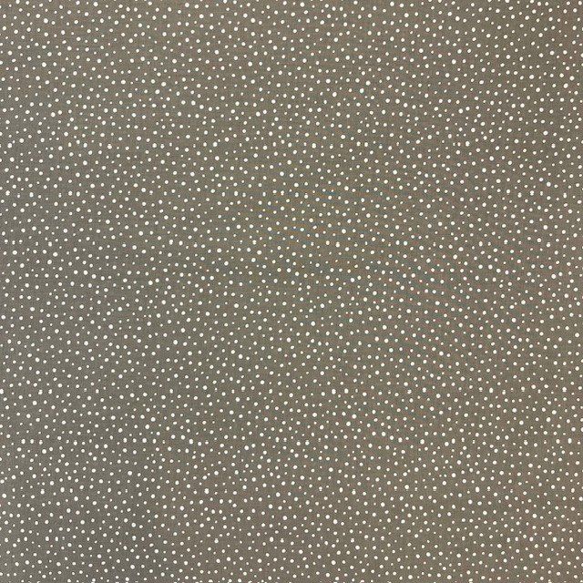 Tan White Dots Cotton Lawn Sevenberry Japanese fabric