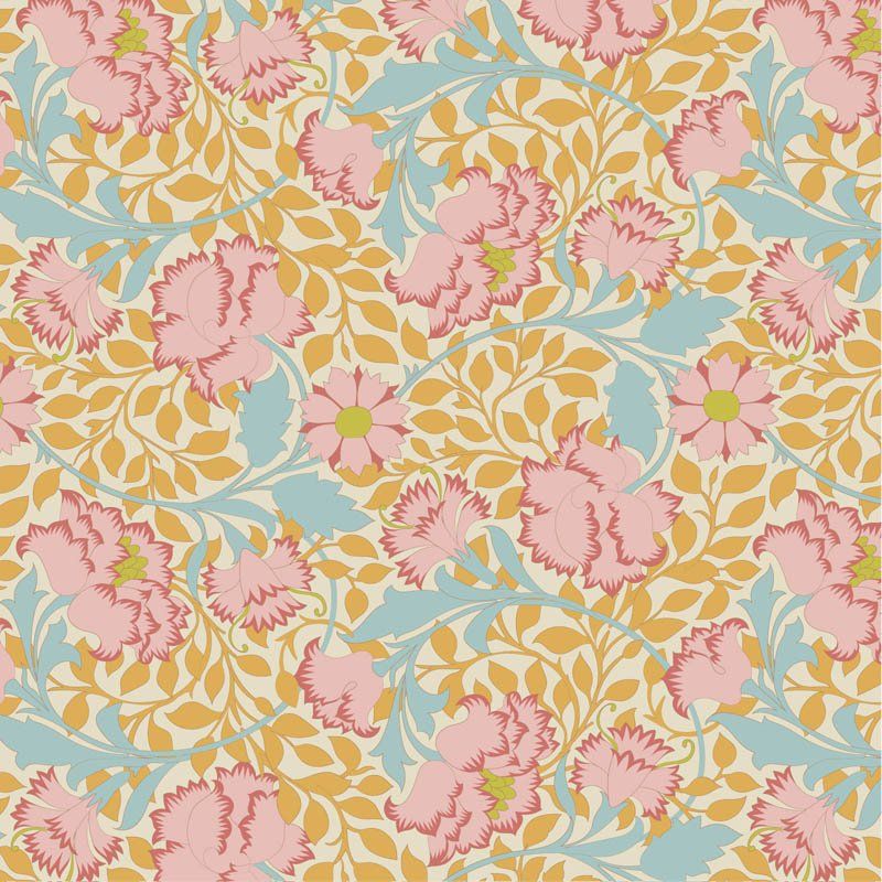 Tilda Songbird Flora Mustard
