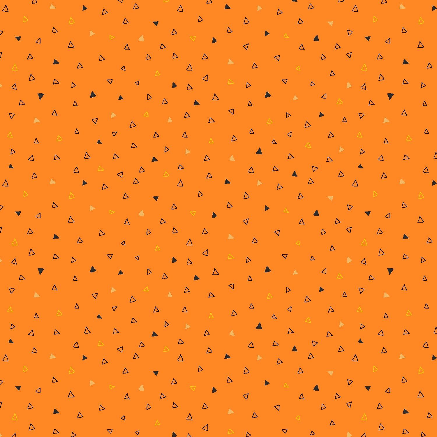 Triangulate Orange Miniature Minis RJR Fabrics